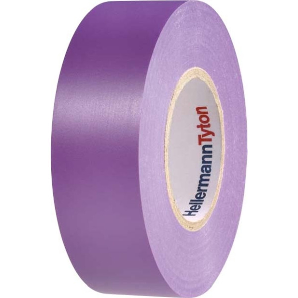 HellermannTyton HTAPE-FLEX15-19x20VT PVC Isolierband 15-19x20 violett 10 Stück