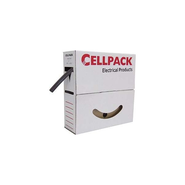 Cellpack SB/9-3/schwarz/10m Schrumpfschlauch in Abrollbox 10 Meter