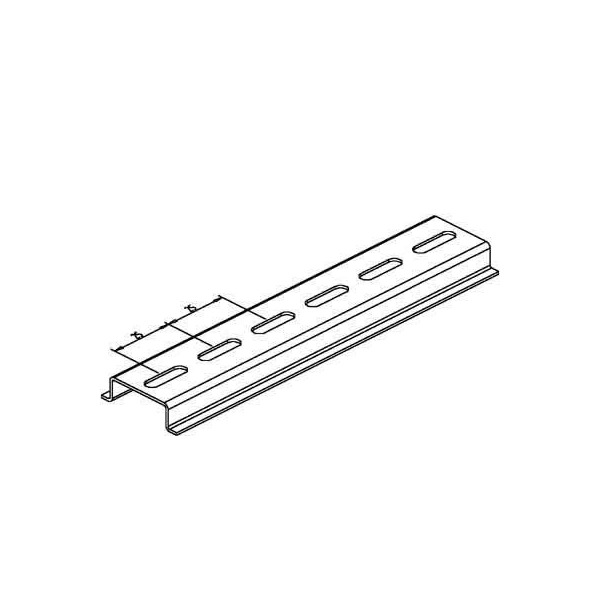 Niedax 2935/2 GL Tragschiene 2 Meter