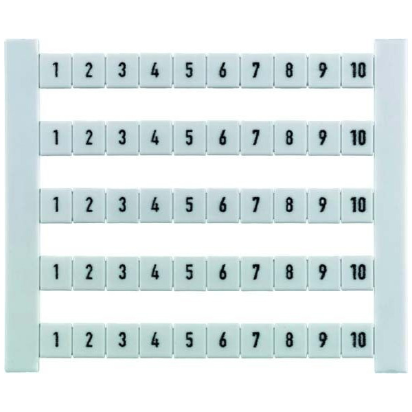 Weidmüller DEK 5 FWZ 1-10 Klemmenmarkierer dekafix weiß 50 Stück