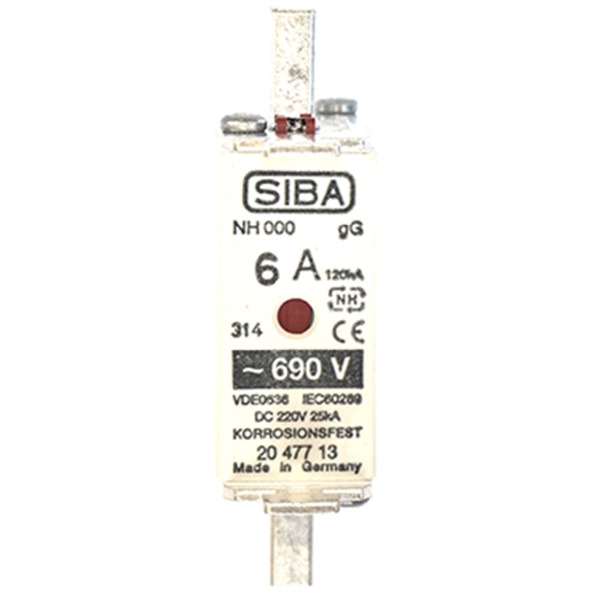 Siba 2047713.40 NH-Sicherungseinsatz 40A NH00 gG 690V 3 Stück