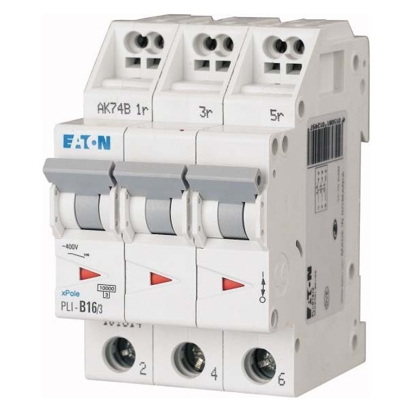 Eaton PLI-B16/3 Leitungsschutzschalter B 16A 3-polig Steckkl.