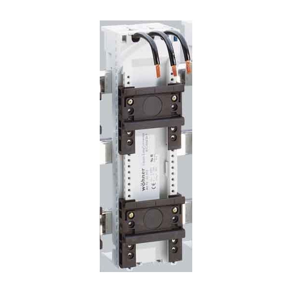 Wöhner 32442 Sammelschienenadapter mit 2 Tragschiene,32A