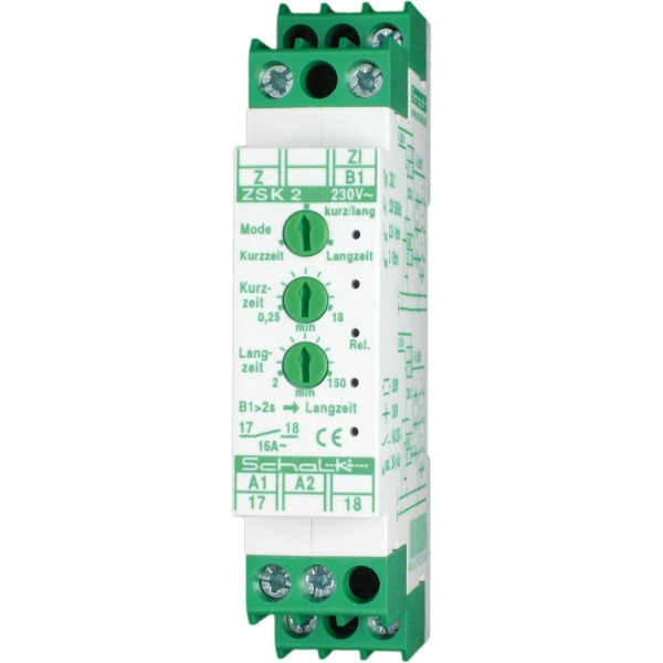 Schalk ZSK 2 Lichtzeit-Impulsschalter mit 3 Modi 1S 16A