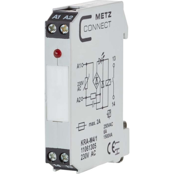 Metz Connect KRA-M4/1 220AC Koppelbaustein 1S