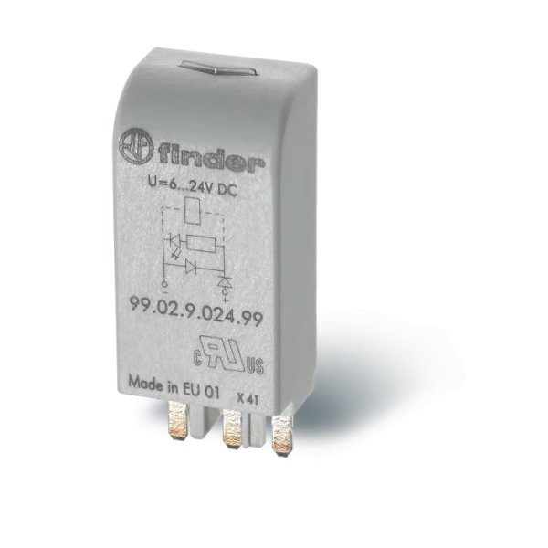 Finder 99.02.3.000.00 Freilaufdiode 6..220VDC für Fas. 95.03/05