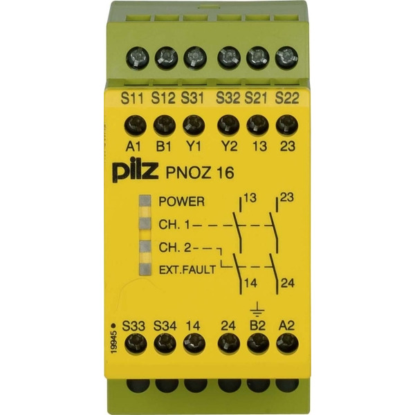 Pilz PNOZ 16 774066 Not-Aus-Schaltgerät 230V AC 24VDC 2n/o