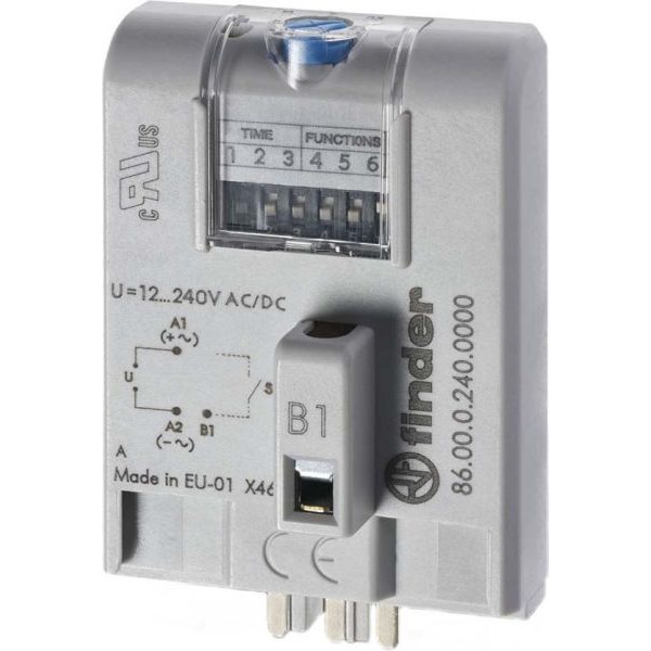 Finder 86.00.0.240.0000 Zeitrelais 12...240V AC/DC