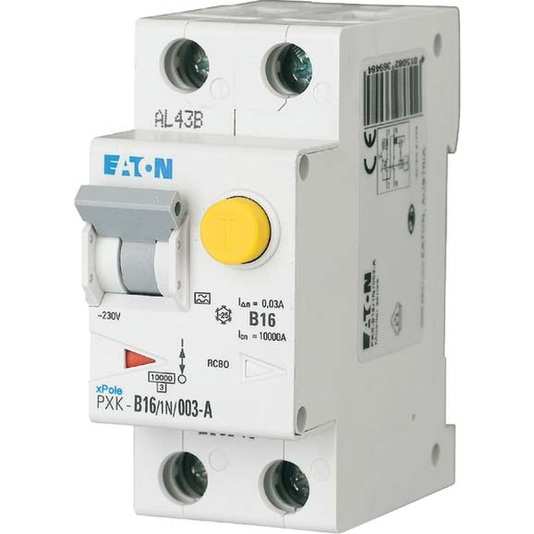 Eaton PXK-C16/1N/003-A FI/LS-Kombischalter C 16A 1-polig+N 30mA