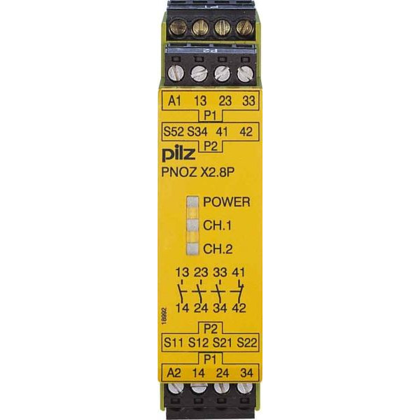 Pilz PNOZ X2.8P 777302 Not-Aus-Schaltgerät 24-240ACDC 3n/o 1n/c