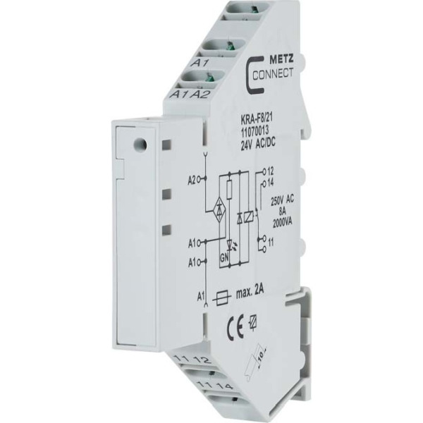 Metz Connect KRA-F8/21 1W Koppelbaustein 24AC/DC