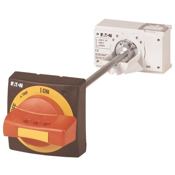Eaton NZM1-XTVDVR-NA Türkupplungsdreh grauiff Rot-Gelb NA