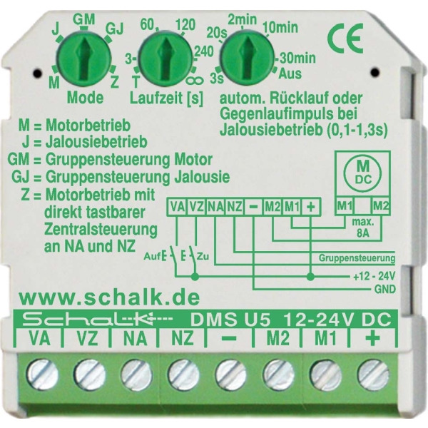 Schalk DMS U5 AUF/ZU-Steuerung 12-24V DC