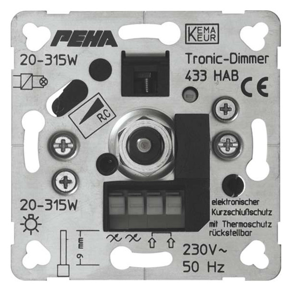 Peha D 433 HAB o.A. Phasenabschnittdimmer 20-315W