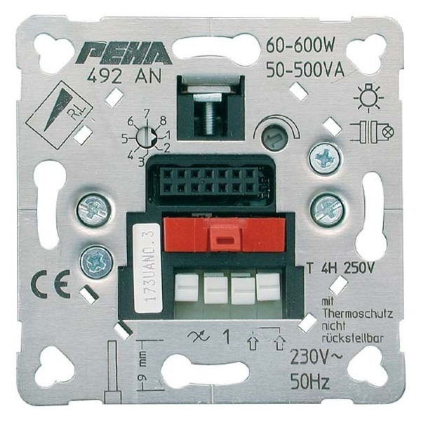 Peha D 492 AN O.A. UP-Dimm-und Schalt-Einsatz Triac Einsatz