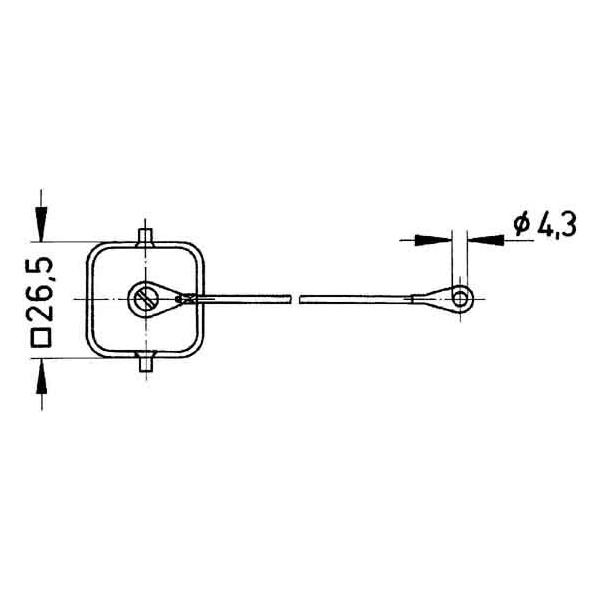 Harting 09200035427 Abdeckkappe für Kupplungsgehäuse