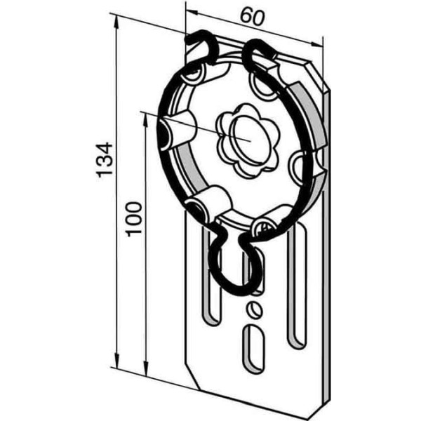 Somfy 9703948 Antriebslager für LT50 Antriebe