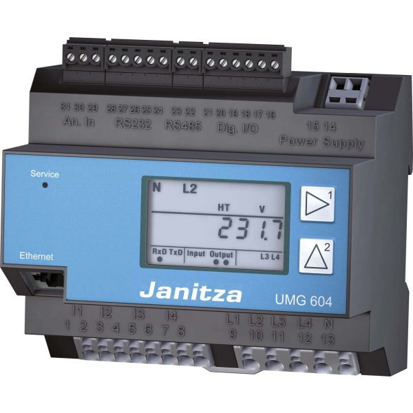 Janitza UMG604E-PRO230VUL Netzanalysator UL 95..240V AC,135..340D