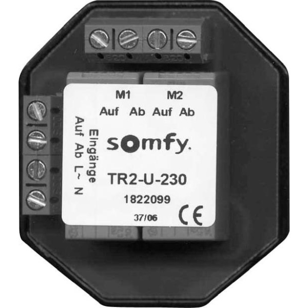 Somfy TR2-U-230 Trennrelais Up für zwei Antriebe