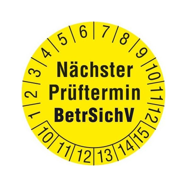 Beha-Amprobe FTC00001238D 2 Prüfetiketten 15mm 250 Stück