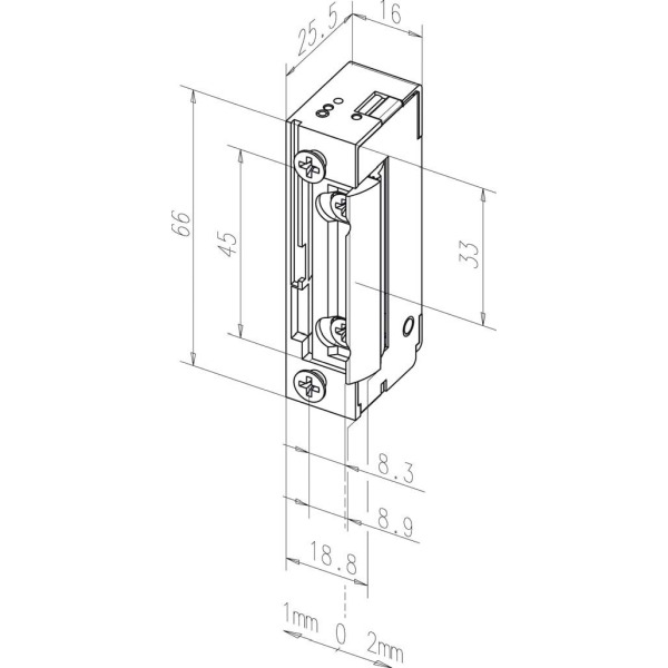 Assa Abloy effeff 118-A71 Radiustüröffner 10-24V GS/WS