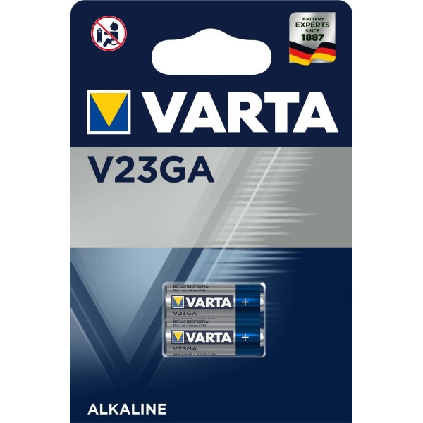 Varta V 23 GA Batterie Electronics 12V/50mAh/Al-Mn 2 Stück