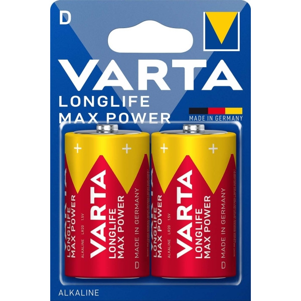 Varta 4720 Longlife MaxPower Mono 1,5/Al-Mn 2 Stück