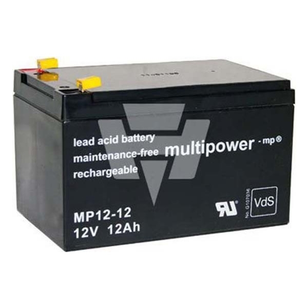 Hückmann 114993 Multipower Blei-Akku MP12-12 Pb12V/12Ah