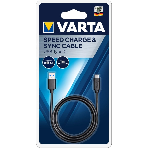 Varta 57944 Speed Charge + Sync Cable mit Typ C Connector
