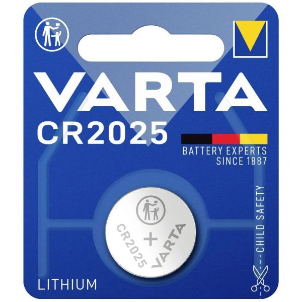 Varta CR 2025 Batterie Electronics 3,0V /160mAh/Lithium 10 Stück