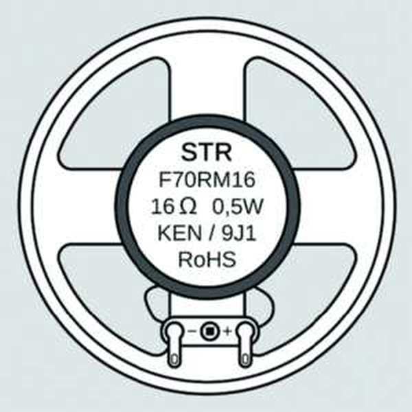 STR Elektronik L1 Lautsprecher für TT/TS 70mm