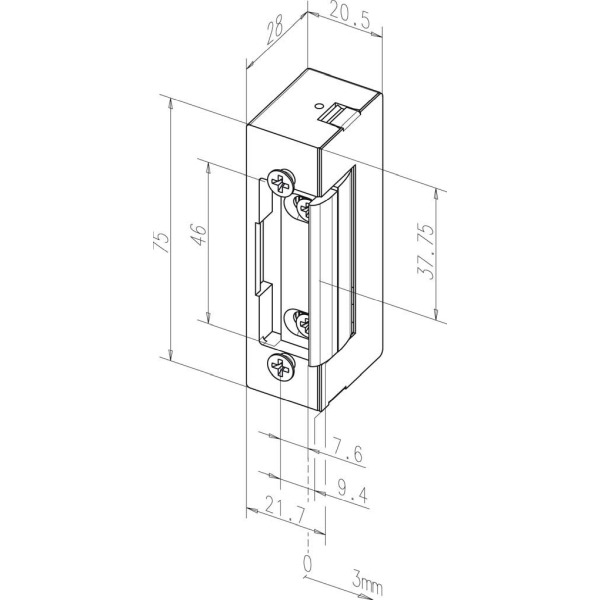 Assa Abloy effeff 27E-D11 Türöffner 6-12V GS/WS univer.