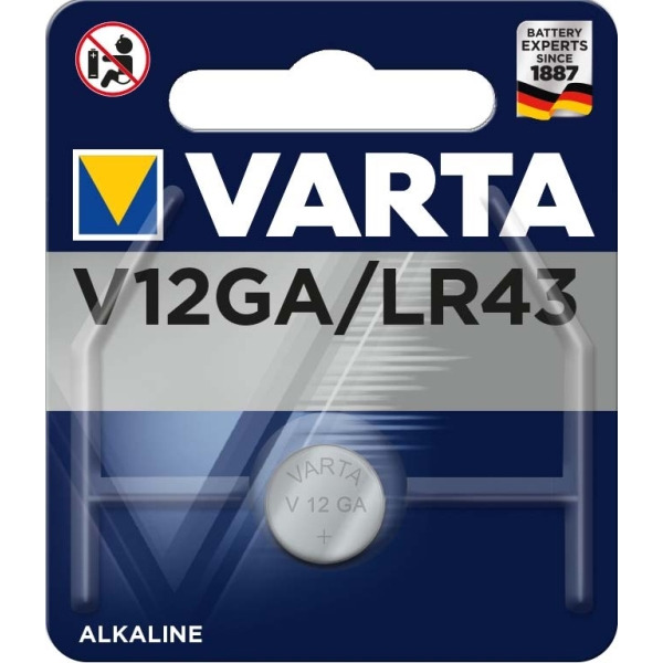 Varta V 12 GA Batterie Electronics 1,5V/120mAh/Al-Mn 10 Stück