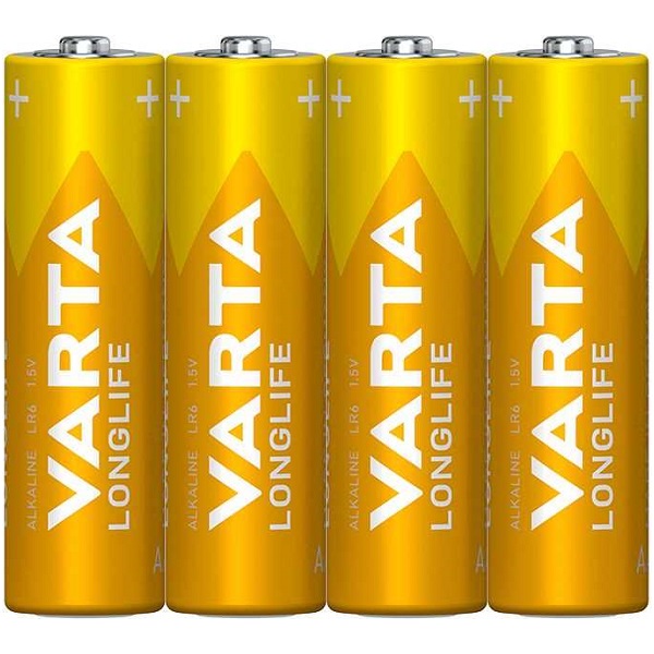 Varta 4106 Batterie Longlife AA Mignon LR6 Al-Mn 10 Stück