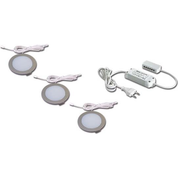 Hera 61056303002 3er-Set LED-Einbauleuchte 4W warmweiß eds +LED24/15W