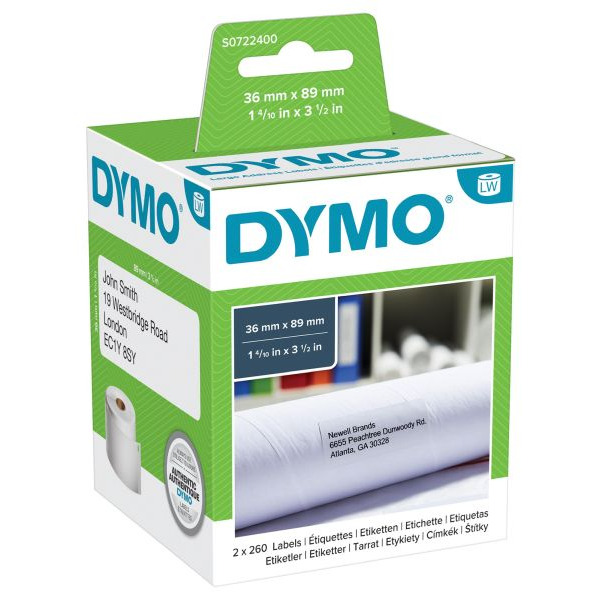 Dymo 99012 Adress-Etiketten-Pack weiß