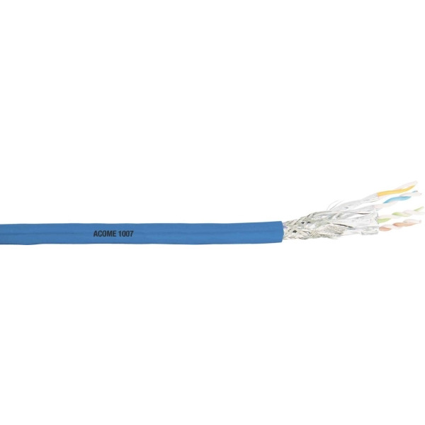 Acome R8146Q-Cca Acome1007 Kat.7 blau 4P S/FTP AWG23 1000 Meter