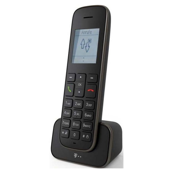 Telekom Sinus 207 Pack schwarz Mobilteil-Pack monochrome Display