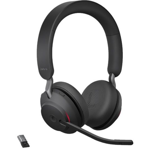 GN Audio Jabra Evo265aMSSterBK Headset beidohrig 380aMS Stereo BK