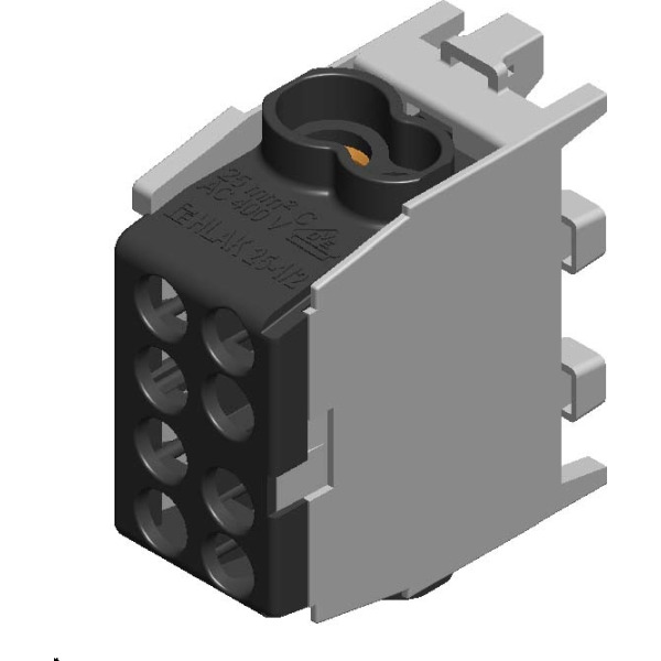 Pollmann HLAK25 1/2M2 2080140 Hauptleitungsabzweigklemme schwarz