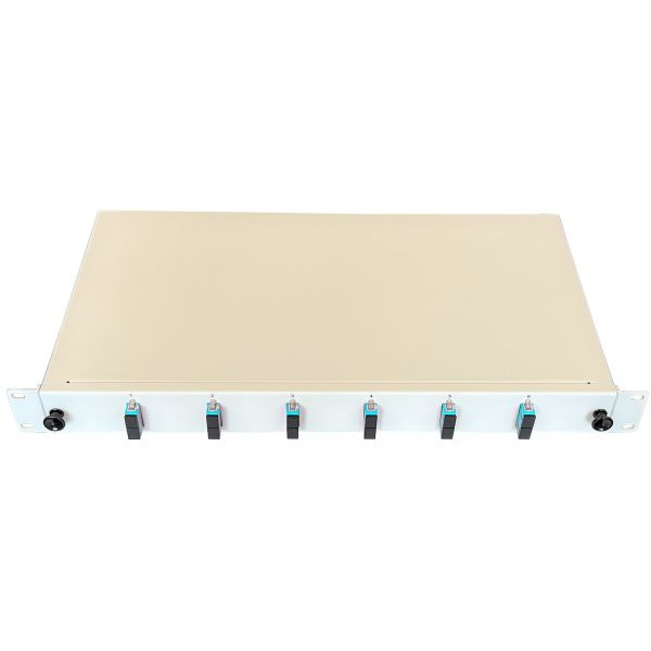 Paschke 443705AQ-06SA Spleissbox/Patchpanel 19" 6xSCd OM3 AQUA