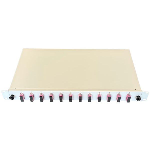 Paschke 443705VI-12SA Spleissbox/Patchpanel 19" 12x SCd OM4 PINK