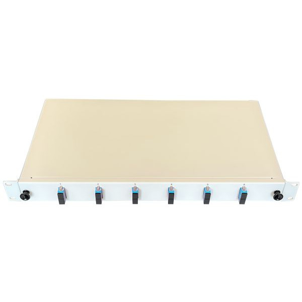 Paschke 443804-06SA Spleissbox/Patchpanel 19" 6x SCd OS2 BLAU