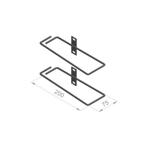 Enoc TFBS L-S Kabelführungsbügel 75x200 Metall 2 Stück