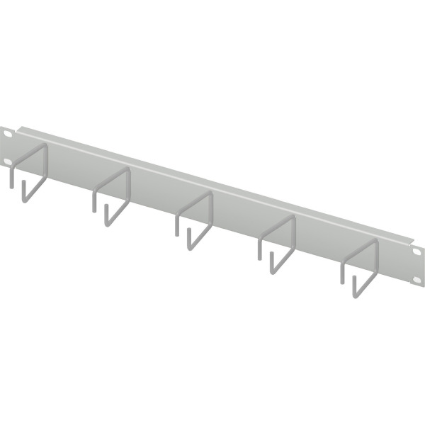 Enoc TFP 01-RAL 7035 19Zoll Querrangierpanel 1HE grau