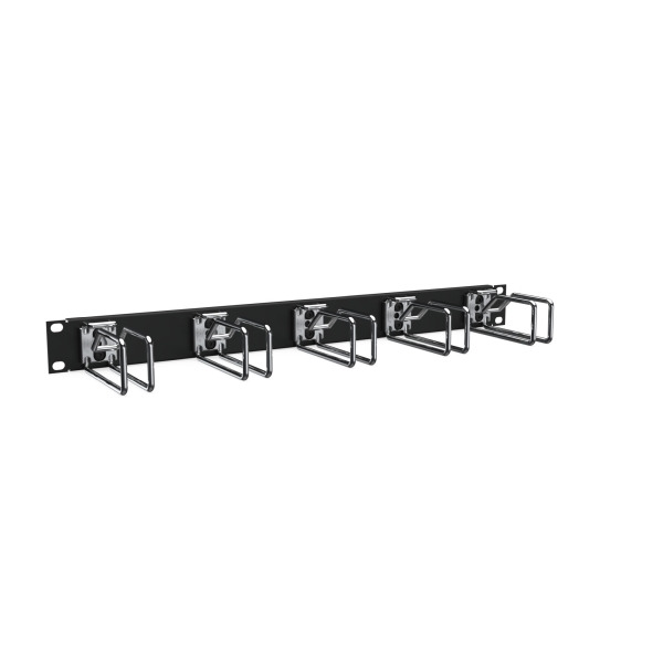 Enoc CPM 01-S Querrangierpanel 1 HE schwarz/chrom