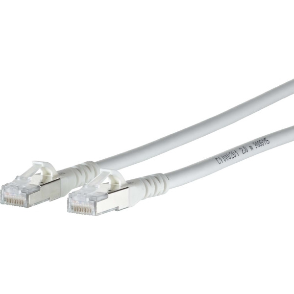 Metz Connect 1308457088-E Patchkabel S/FTP weiß 7,0m Cat.6A