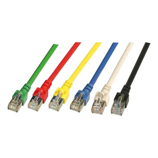 E F B EC5000 0,15m grauSF/UTP Patchkabel Cat.5e 2xRJ45 mit SF/UTP