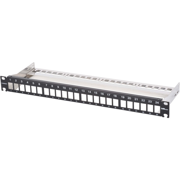 Corning CAXXSV-02408-C001 Verteilerfeld für 24Module 1HE Frontblende schwarz