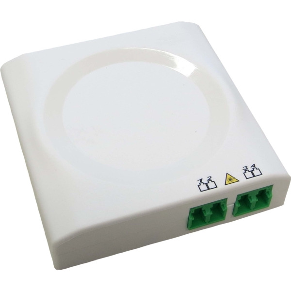 Idea Optical IO1140670402 FTTH-AP-Dose T1 mit Pigtail 2xLCD/APC reinweiß